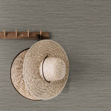 TG60430 Charcoal Braided Faux Jute Wallpaper