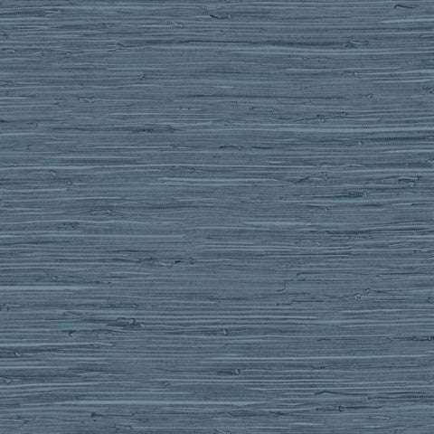 TG60502 Denim Marion Faux Arrowroot Cloth Wallpaper