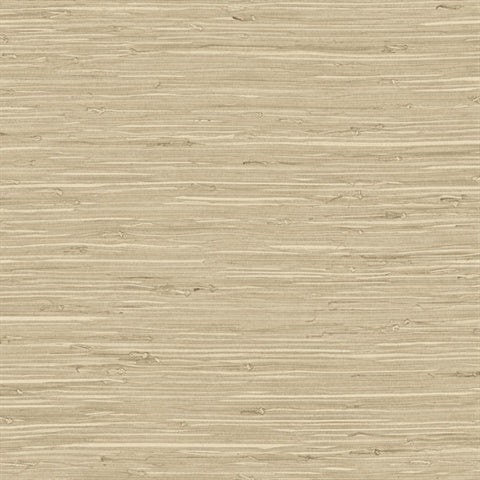 TG60516 Brown Marion Faux Arrowroot Cloth Wallpaper