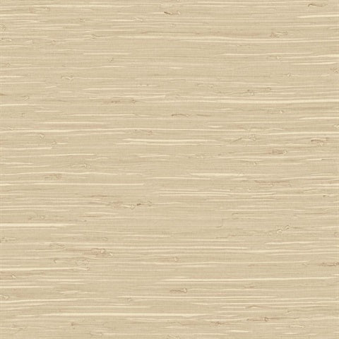 TG60517 Tan Marion Faux Arrowroot Cloth Wallpaper