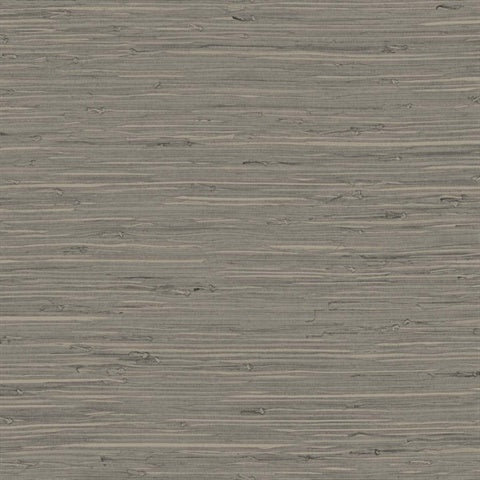 TG60530 Charcoal Marion Faux Arrowroot Cloth Wallpaper