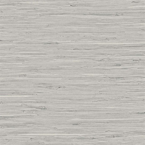 TG60532 Smoke Marion Faux Arrowroot Cloth Wallpaper