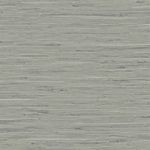 TG60533 Grey Marion Faux Arrowroot Cloth Wallpaper