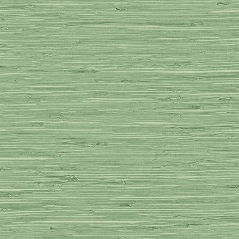 TG60534 Green Marion Faux Arrowroot Cloth Wallpaper