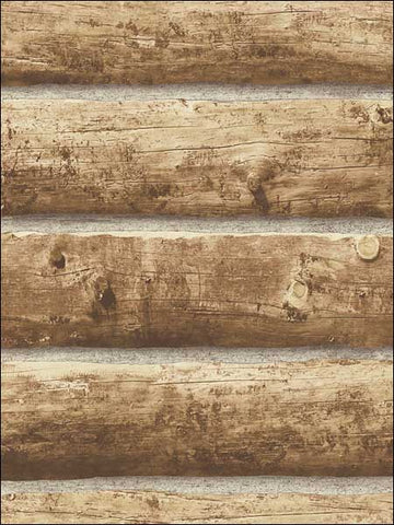 TH50801 Colorado Wood Logs Wallpaper 