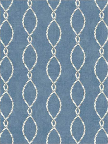 TH51312 Cape Cod Rope Ogee Wallpaper