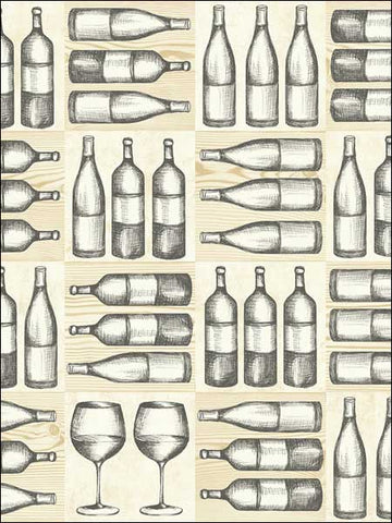TH52105 Napa Bottles Wallpaper