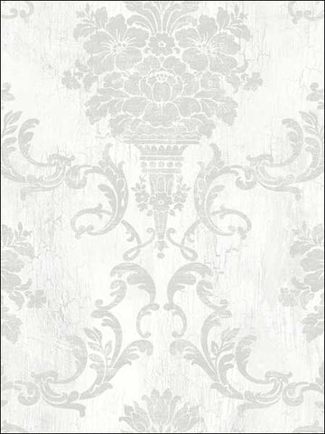 TH52702 Cape Cod Damask Wallpaper 
