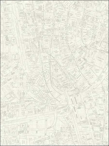 TH53104 New York Maps Wallpaper