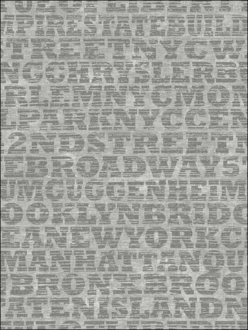 TH53208 New York Words Wallpaper