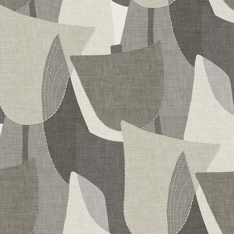 TH90000 Mosley Tulips Pebble Wallpaper