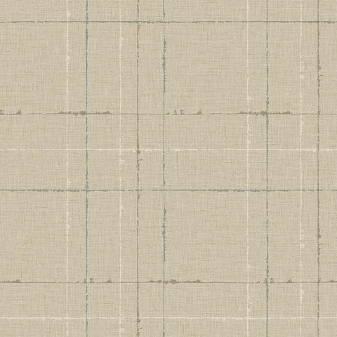 TH90105 Gorton Plaid Hazel Wallpaper 