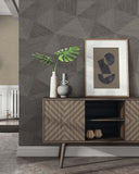 TH92500 Middleton Charcoal Wallpaper 
