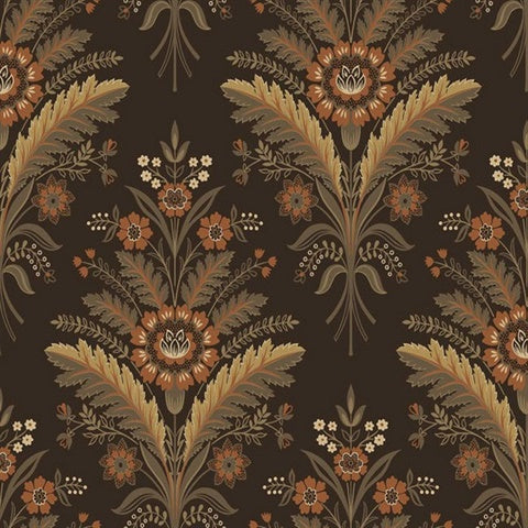 TJ40606 Moorbank Chocolate Wallpaper