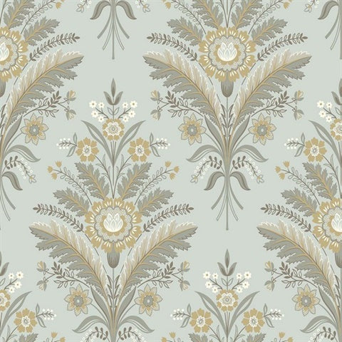 TJ40608 Moorbank Soft Aqua Wallpaper