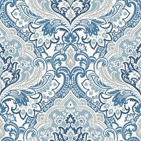 TJ40702 Logan Pacific Damask Wallpaper