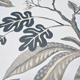 TJ41108 Floral Kew Mocha Leaf Vine leaves botanical blue olive green beige Wallpaper 3D