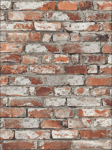 TL31701 Red Brick Wallpaper