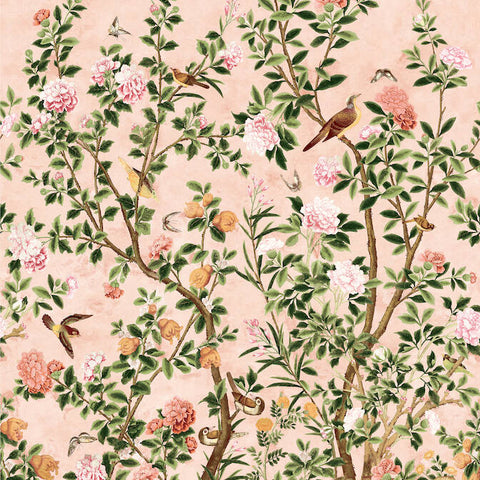 TM13667 Jardin Bloom Pink Mural