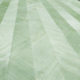 TR4290 York Ronald Redding striped light green natural Grass cloth wood veneer