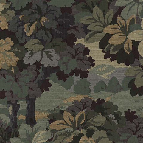 TR70101 Woodland Forest Midnight Forest Wallpaper