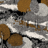 TR70506 Vistas Black Sun Wallpaper 