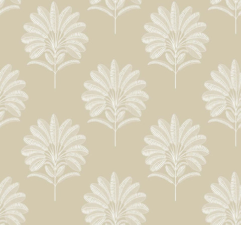 TR71005 Mirage Palm Almond Wallpaper