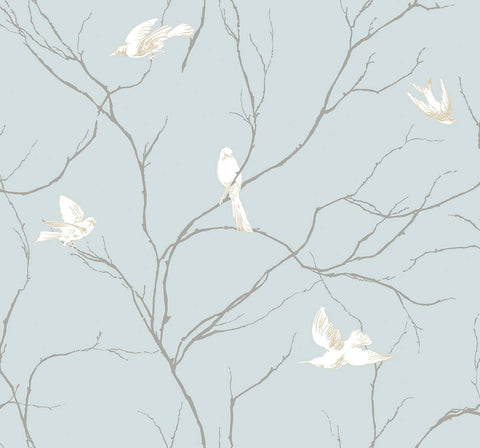 TR71102 Dreamy Birds Sky Wallpaper 