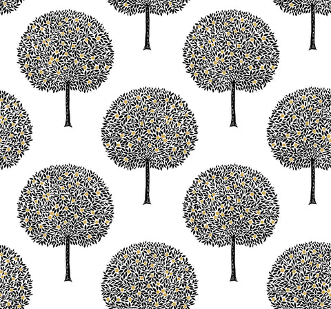 TR71300 Fruit Trees Contrasto Wallpaper