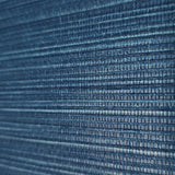 TS82022 Dark blue heavy vinyl faux sisal grasscloth textured plain wallpaper roll modern