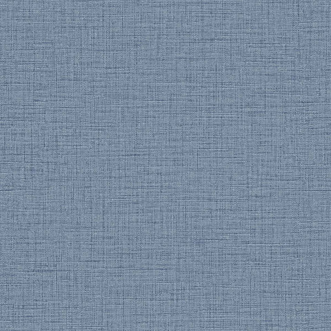 TX20001 Aegina Faux Linen Blue Bell Wallpaper