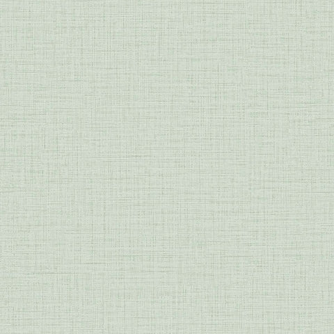 TX20021 Aegina Faux Linen Glacial Green Wallpaper 