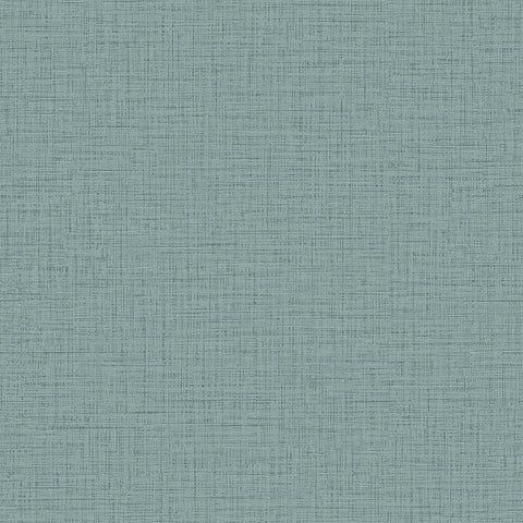 TX20023 Aegina Faux Linen Victorian Teal Wallpaper