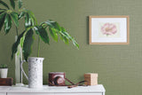 TX20048 Aegina Faux Linen Fern Green Wallpaper