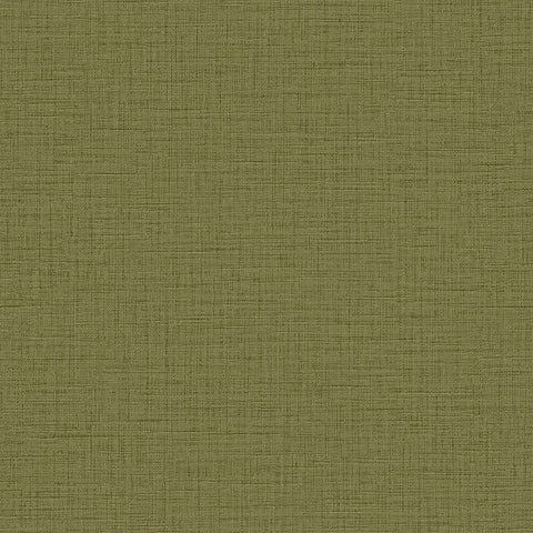 TX20048 Aegina Faux Linen Fern Green Wallpaper