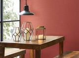 TX20058 Aegina Faux Linen Crimson Wallpaper