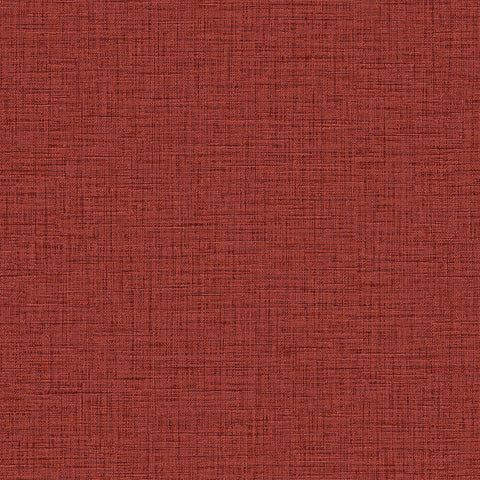 TX20058 Aegina Faux Linen Crimson Wallpaper