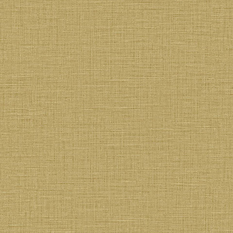 TX20059 Aegina Faux Linen Brass Wallpaper