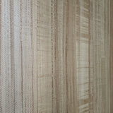 11067 Tan brown lines faux sackcloth fabric textured distressed striped wallpaper roll