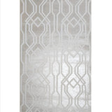LC7130, 12403 Taupe tan metallic matte white trellis lines natural real cork modern wallpaper