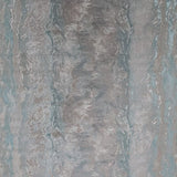 Z46009 Teal Blue tan bronze metallic Striped faux onyx marble stone textured wallpaper