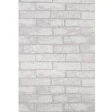 8615 Textured 3D distressed ivory off white modern faux brick Vinyl Wallpaper rolls