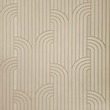 Z76042 Textured Rose gold metallic beige art deco lines faux fabric wallpaper rolls 3D