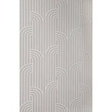 Z76018 Textured taupe gray white art deco lines faux fabric Modern wallpaper rolls 3D