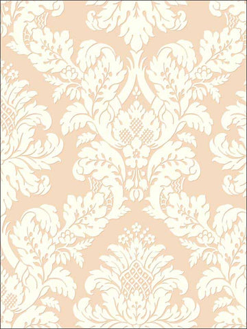 UK10456 Damask Blush Rose Gold Glitter Wallpaper