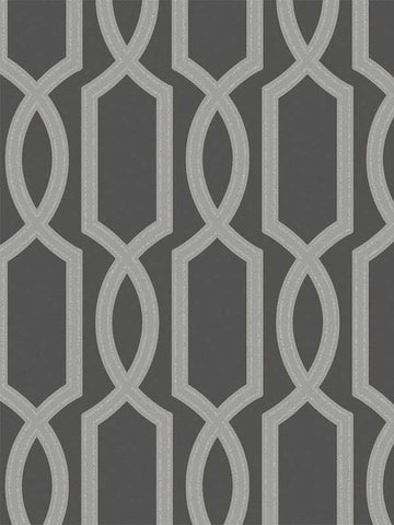 UK11705 Glass Bead Trellis Wallpaper