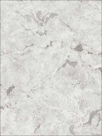 UK21101 Marble Silver Metallic Wallpaper