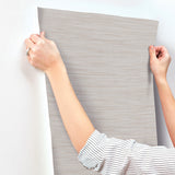  UW1000N Sari Silk Dove Faux Fabric Wallpaper 