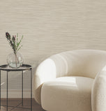 UW1001N Sari Silk Beige Faux Fabric Wallpaper