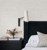 UW1006N Sari Silk Pearl Faux Fabric Wallpaper